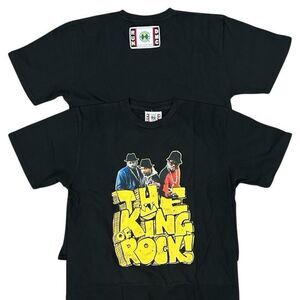 RUN DMC The King Of Rock Cross Colors Black T-Shirt Size Small $40